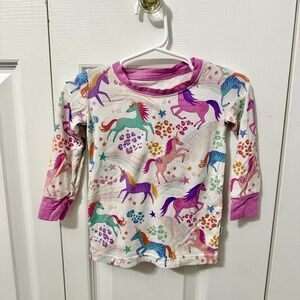 Little Sleepies Unicorn Magic 12-18m two piece set